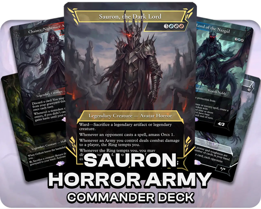 Sauron, the Dark Lord | Horror Army | Commander Deck