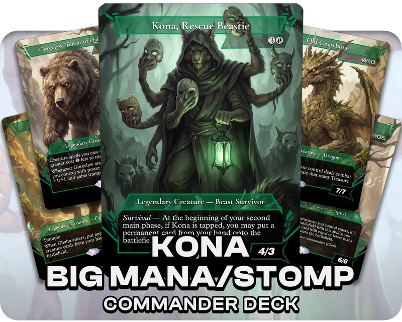 Kona, Rescue Beastie | Big Mana / Stomp | Commander Deck