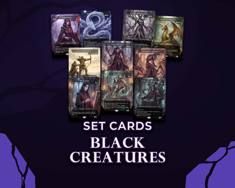 Black Creatures | DeckTutors Set (50 Cards)