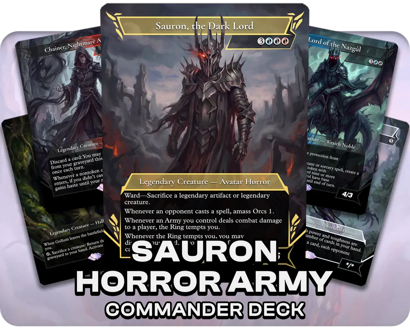 Sauron, the Dark Lord | Horror Army | Commander Deck