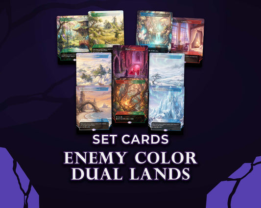 Enemy Color Dual Lands | DeckTutors Set (50 Cards)