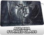 Atraxa Stained Glass | DeckTutors Playmat | 14x24" / 35x60cm