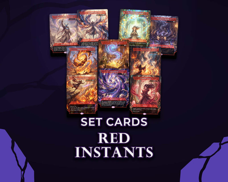 Red Instants | DeckTutors Set (50 Cards)