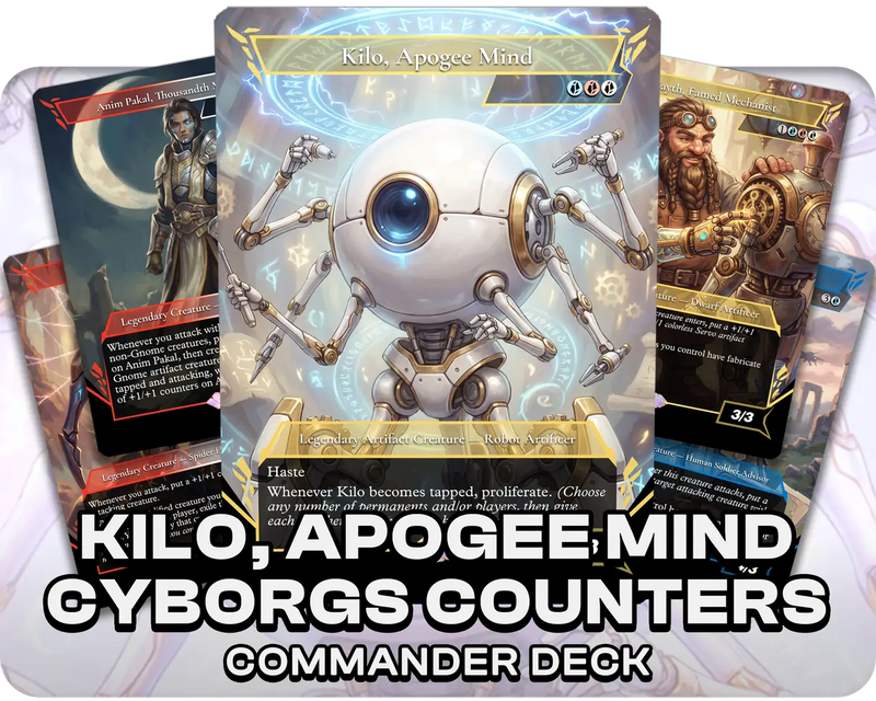 Kilo, Apogee Mind | Cyborgs Counters | Commander Deck