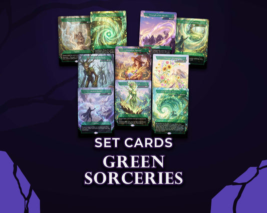 Green Sorceries | DeckTutors Set (50 Cards)