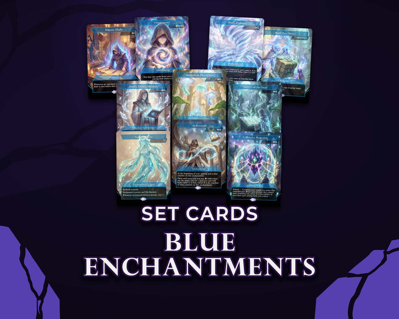 Blue Enchantments | DeckTutors Set (50 Cards)
