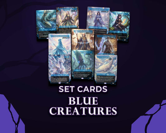 Blue Creatures | DeckTutors Set (50 Cards)