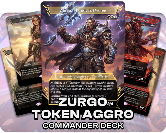 Zurgo, Thunder's Decree | Token Aggro | Commander Deck