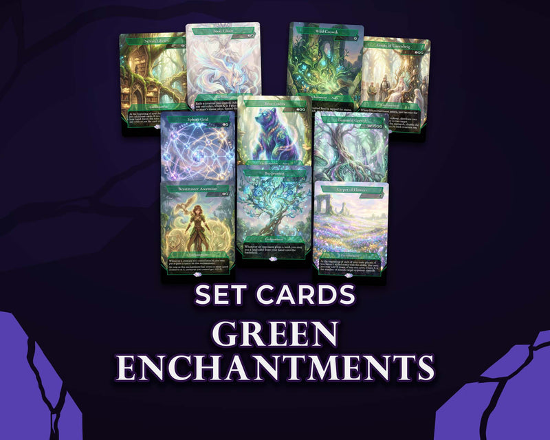Green Enchantments | DeckTutors Set (50 Cards)