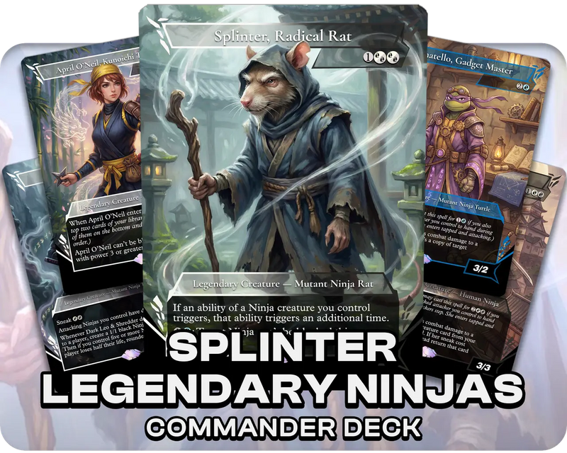 Splinter, Radical Rat | Legendary Ninjas | Commander Deck