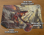 Urabrask Stained Glass | DeckTutors Playmat | 14x24" / 35x60cm