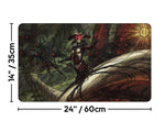 Sheoldred Stained Glass | DeckTutors Playmat | 14x24" / 35x60cm